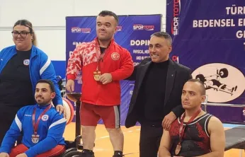 Kayserili halterci Çağdaş Kaya Türkiye Şampiyonu oldu