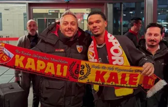 Kayserispor'un Manchester City'den kadrosuna kattığı Katongo şehre geldi