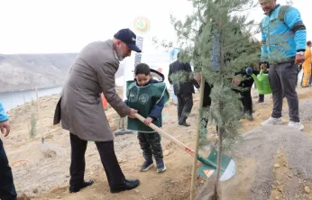 Kocasinan'da Ağaç Dikme Etkinliği: Mavi Yeşille Buluştu