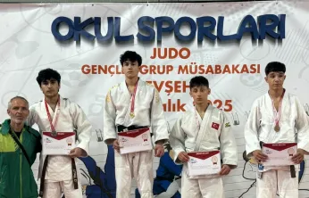 Okul Sporları Judo Gençler Grup Şampiyonasında Kayseri'ye Türkiye 2'nciliği