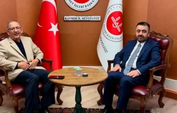 Özhaseki'den İl Müftüsü Ayvaz'a Ziyaret