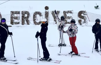 Paris'ten gelen heyetin Erciyes hayranlığı