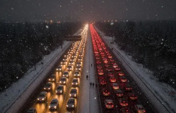 Pınarbaşı-Gürün karayolu trafiğe kapatıldı