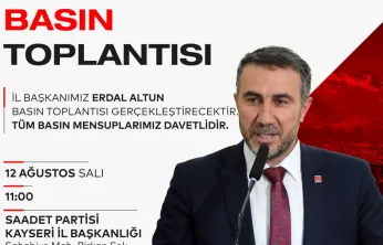 Saadet Partisi İl Başkanı Altun, vergi denetimleri ve OSB Yangın Yönetmeliğini gündeme taşıdı