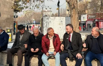 Saadet Partisi Kayseri Teşkilatı emeklilerin sorunlarını dinlemek için sahalarda