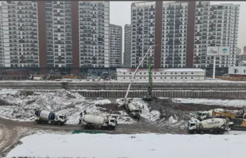 Sahabiye Kentsel Dönüşümde Kış Mesaisi