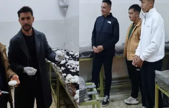 Sarız'da tarım öğrencileri mantar üretti