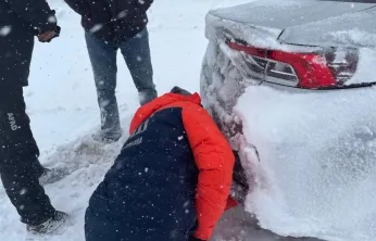 Sarız-Göksun arasında mahsur kalan vatandaşlar kurtarıldı