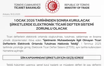 Şirketlerde elektronik ticari defter sistemi zorunlu olacak