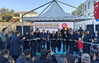 Talas'ta özel günde 'özel açılış'
