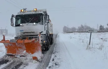 Tomarza'da kar kalınlığı Erciyes'i geçti