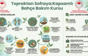 Topraktan sofraya bahçe bakım kursu başlıyor