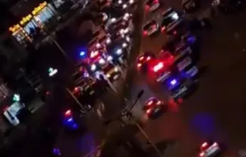 Trafik uygulaması yapan polise çarpıp kaçan araçtaki 4 kişi gözaltına alındı