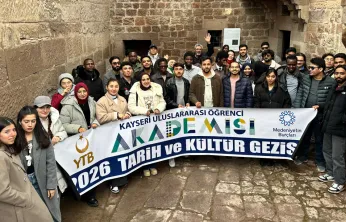 Uluslararası Öğrenciler Kayseri'nin Tarihî ve Kültürel Mirasını Keşfetti