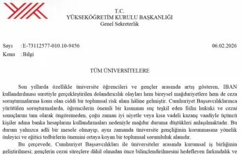 YÖK'ten öğrencilere uyarı: 'İBAN bilgilerinizi kimseye kullandırtmayın'