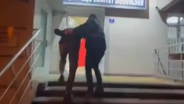 Otobüsün aküsünü çalan şüpheli kamera incelemeleri ile yakalandı