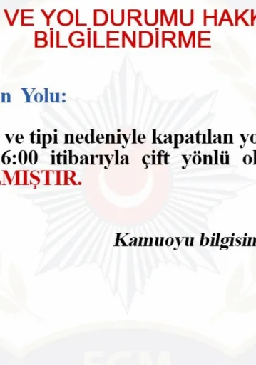 Pınarbaşı-Gürün yolu ulaşıma açıldı