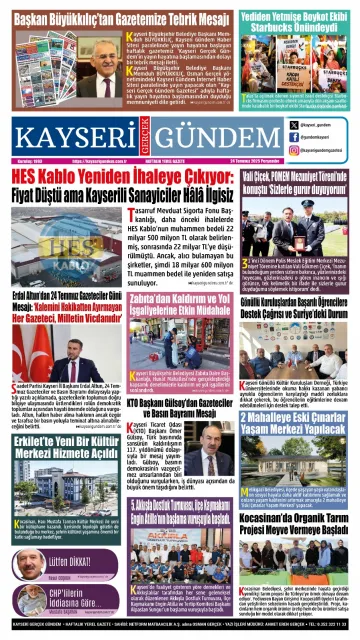 E-Gazete - Tarih: 24 Temmuz 2025