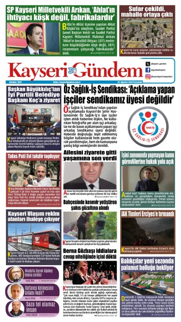 E-Gazete - Tarih: 29 Ağustos 2024