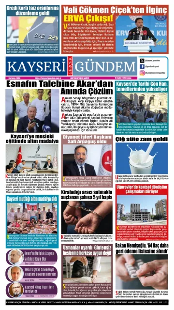 E-Gazete - Tarih: 19 Eylül 2025