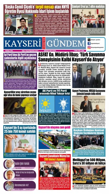 E-Gazete - Tarih: 17 Ekim 2025