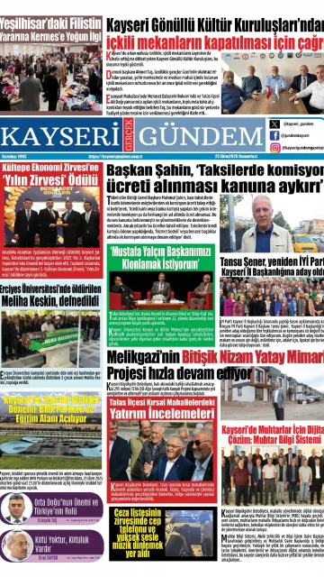 E-Gazete - Tarih: 25 Ekim 2025