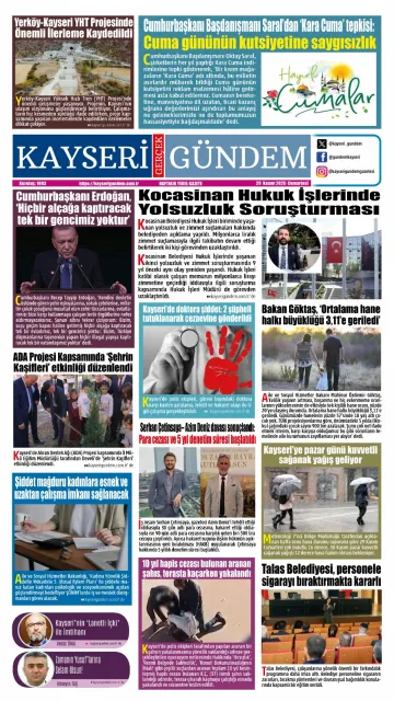 E-Gazete - Tarih: 29 Kasım 2025