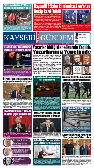 E-Gazete - Tarih: 12 Ocak 2026