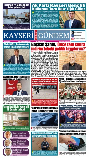 E-Gazete - Tarih: 15 Ocak 2026