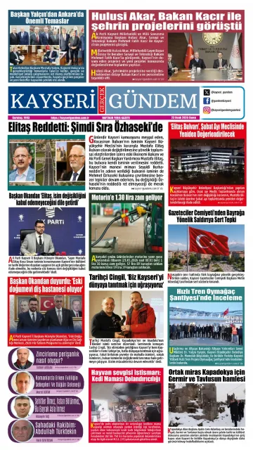 E-Gazete - Tarih: 23 Ocak 2026