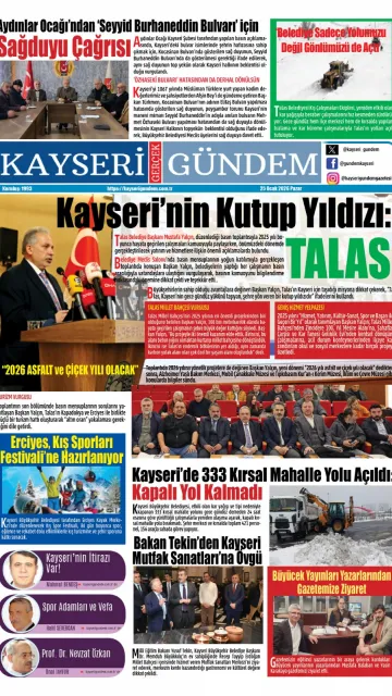 E-Gazete - Tarih: 25 Ocak 2026