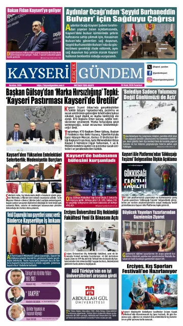 E-Gazete - Tarih: 26 Ocak 2026