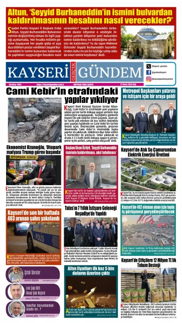 E-Gazete - Tarih: 27 Ocak 2026