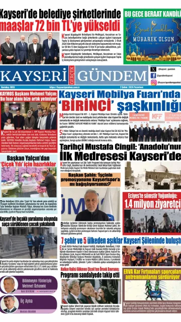 E-Gazete - Tarih: 02 Şubat 2026