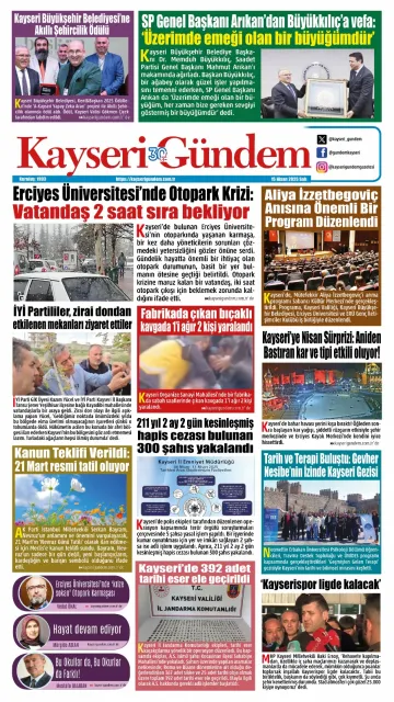 E-Gazete - Tarih: 15 Nisan 2025