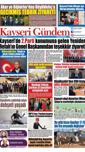 E-Gazete - Tarih: 31 Mayıs 2024