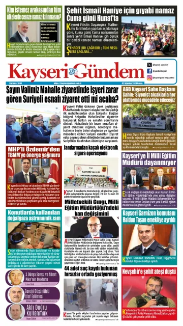 E-Gazete - Tarih: 02 Ağustos 2024