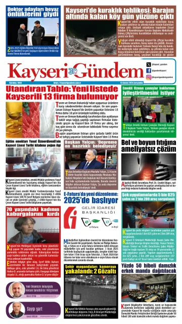 E-Gazete - Tarih: 13 Kasım 2024