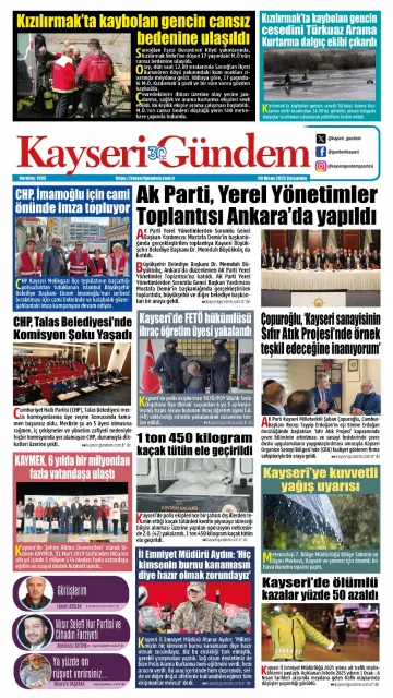 E-Gazete - Tarih: 09 Nisan 2025
