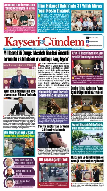 E-Gazete - Tarih: 11 Temmuz 2025