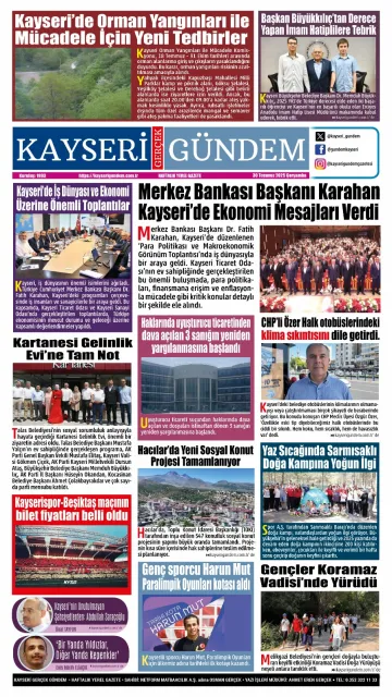 E-Gazete - Tarih: 30 Temmuz 2025