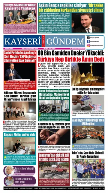 E-Gazete - Tarih: 02 Ağustos 2025