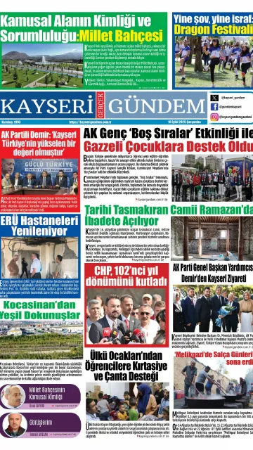E-Gazete - Tarih: 10 Eylül 2025