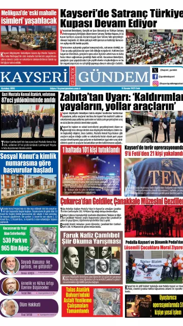 E-Gazete - Tarih: 11 Kasım 2025