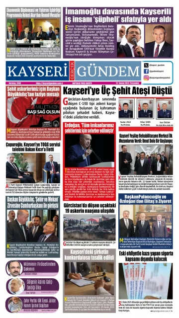 E-Gazete - Tarih: 13 Kasım 2025