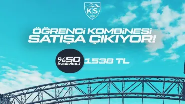 Kayserispor’dan öğrencilere yüzde 50 indirimli kombine bilet