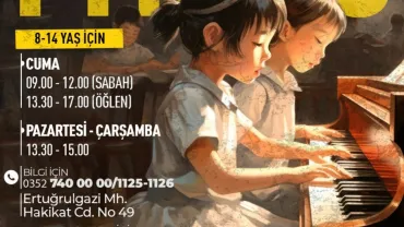 Kocasinan Akademi’de piyano kursu başladı