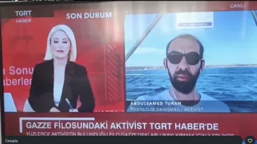 Sumud Yolcusu Kayserili Aktivist Turan, TGRT Haber'e konuk oldu