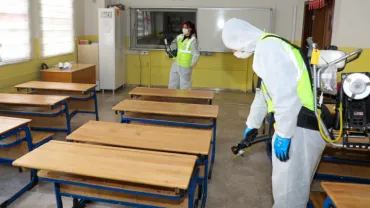 Talas’ta Okullar Hijyenik Ortamda Eğitime Başladı