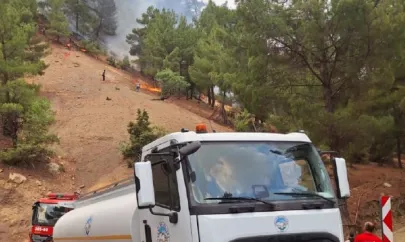 Orman Yangınlarına Karşı Kayseri Belediyelerinden Ortak Mücadele Desteği